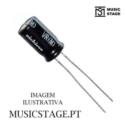 Condensador Electrolítico 105º - 100uF - 16V-Componentes eletronicos-Daewoo-Music Stage