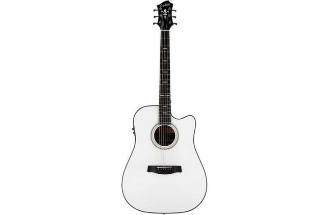 Hagstrom SILJAN II DREADNOUGHT CE WH-Guitarras Eletroacústicas-Hagstrom-Music Stage