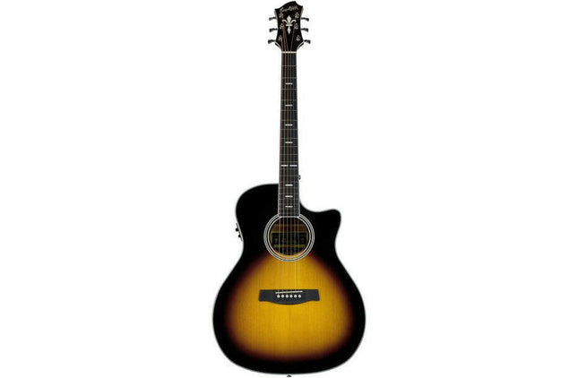 Hagstrom SILJAN II GRAND AUDITORIUM CE TSB-Guitarras Eletroacústicas-Hagstrom-Music Stage