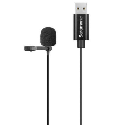 Microfone Lapela USB para Gravação – Saramonic