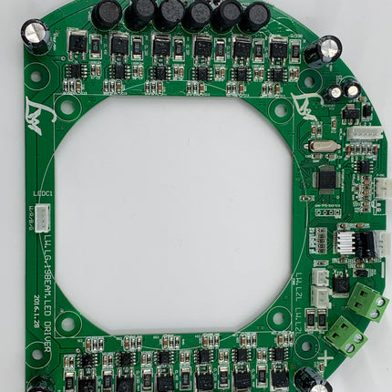 Condutor de LED Quad III para lavagem de LEDs PCB II-Peça de Reparação-Fos-Music Stage