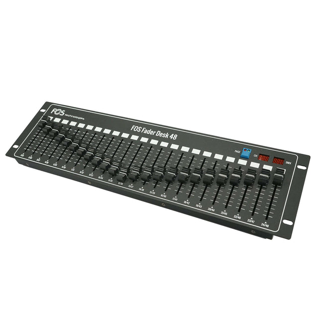Mesa Controladora - Fader Desk 48-Mesa Controlo Iluminação DMX-Fos-Music Stage