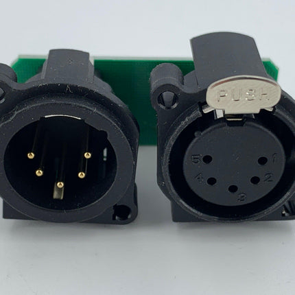 RGB Fan Xlr I/O 5 pinos-Peça de Reparação-Fos-Music Stage