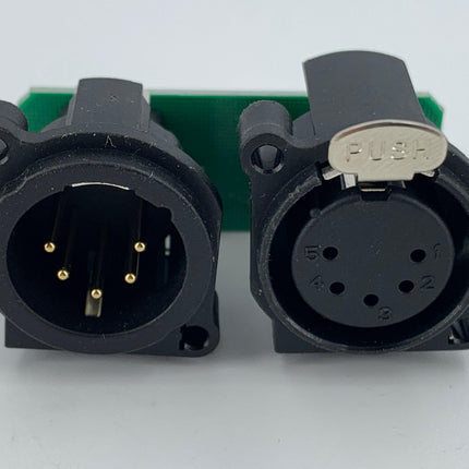 RGB Fan Xlr I/O 5 pinos-Peça de Reparação-Fos-Music Stage