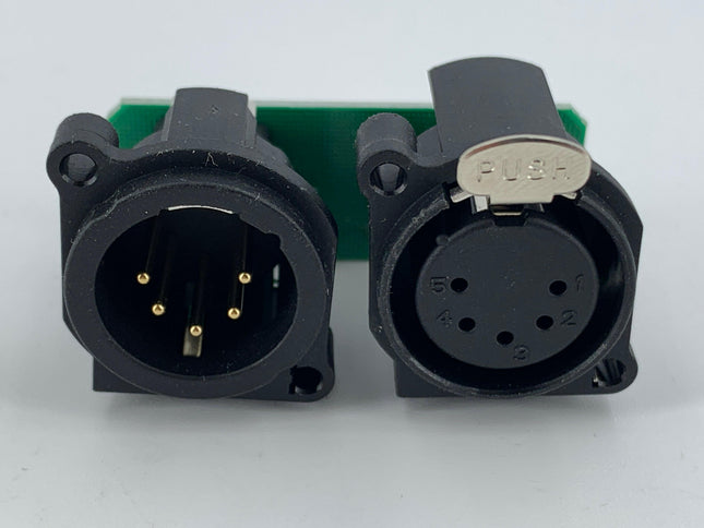 RGB Fan Xlr I/O 5 pinos-Peça de Reparação-Fos-Music Stage
