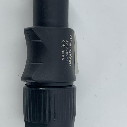 Conector Powercon para 3.9 IP Preto-Fos-Music Stage