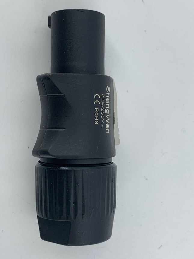 Conector Powercon para 3.9 IP Preto-Fos-Music Stage