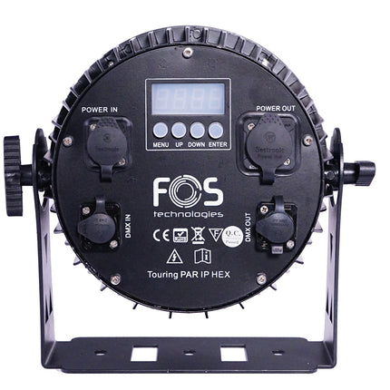 Projetor LED RGBWA+UV Exterior Profissional - FOS Touring PAR IP HEX-Projetor LED RGB-Fos-Music Stage