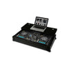 Udg U91015BL3 - Flight Case PIONEER XDJ-RX2 BLACK MK3 PLUS (LAPTOP SHELF + WHEELS)