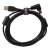 Udg U95004BL - CABLE AUDIO ULTIMATE USB 2.0 AB NEGRO ANGULADO 1M