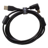Udg U95006BL - CABLE AUDIO ULTIMATE USB 2.0 AB NEGRO ANGULADO 3M