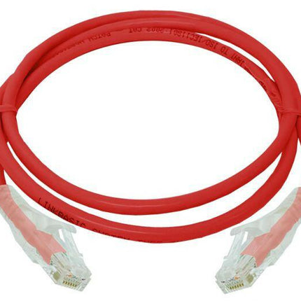Cabo UTP CAT6 1,5mt - Vermelho-Fichas e cabos-SMI-Music Stage