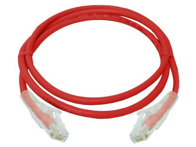 Cabo UTP CAT6 1,5mt - Vermelho-Fichas e cabos-SMI-Music Stage
