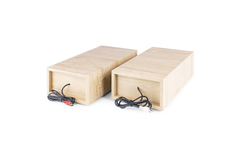 Tocadiscos Bluetooth de madera con altavoces (RP165) - Fenton