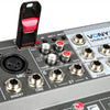Mezclador de 7 canales con USB/SD/MP3 (VMM-F701) - VONYX 