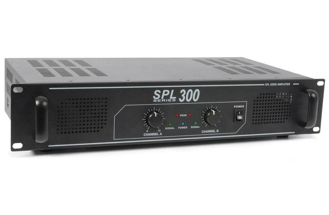 Amplificador PA 2x 150W 19" (SPL 300)-Amplificadores de potência-Spl-Music Stage