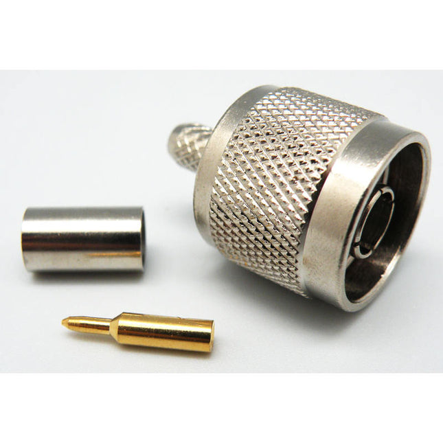 Ficha N Macho Cravar RG59-Fichas e cabos-SMI-Music Stage
