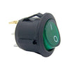 Interruptor Basculante 1 Circuito 6A 250V Verde Luminoso