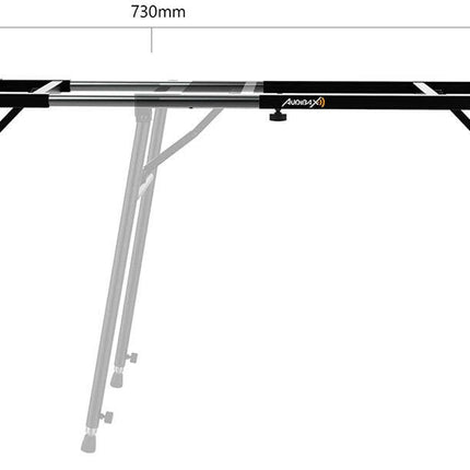 Audibax Onyx Pro 1 - Mesa Ajustável para Teclados e Mesas de DJ - Carga Máxima de 50 kg-Mesa DJ Cabine-Audibax-Music Stage