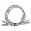 Udg U97001WH - ULTIMATE AUDIO CABLE SET RCA-RCA STRAIGHT WHITE
