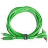 Udg U97005GR - ULTIMATE AUDIO CABLE SET RCA STRAIGHT - RCA ANGLED GREEN