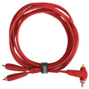 Udg U97005RD - ULTIMATE AUDIO CABLE SET RCA STRAIGHT - RCA ANGLED RED