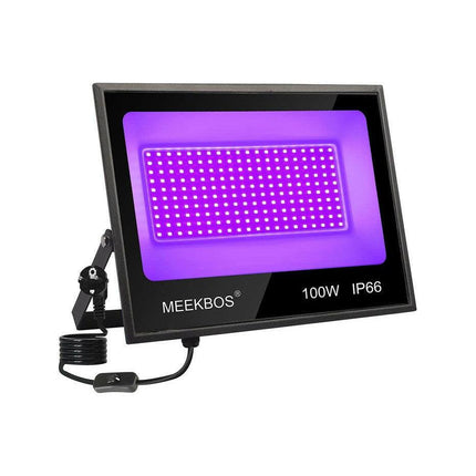 Projetor Ultravioleta a prova de agua IP66 - 100W-Luz Negra-Meekbos-Music Stage
