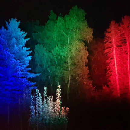 Aluguer Iluminação Par LED 200W 18 LED UV - 4 em 1 DMX512-Par Led-King-Music Stage