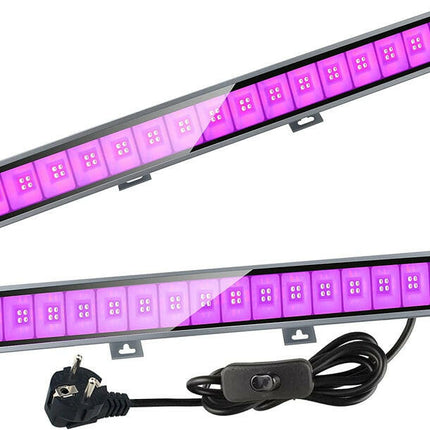 Barra Profissional LED UV 64Leds 36W-Luz Negra / UV-Eleganted-Music Stage