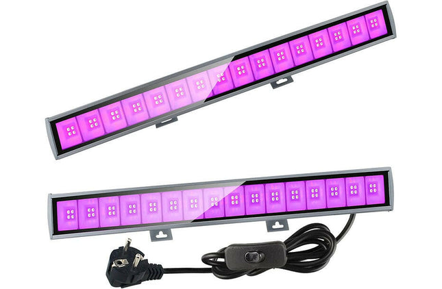 Barra Profissional LED UV 64Leds 36W-Luz Negra / UV-Eleganted-Music Stage