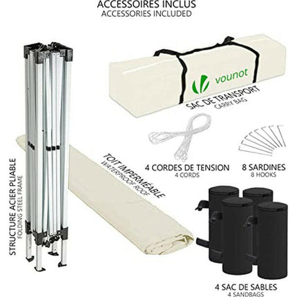 Tenda Desdobravel 3X3 com saco transporte-Saco de Transporte / Tenda Desdobravel-Vounot-Music Stage