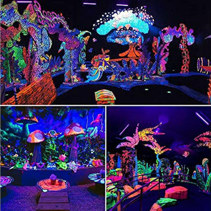 Barra Profissional LED UV 64Leds 36W-Luz Negra / UV-Eleganted-Music Stage