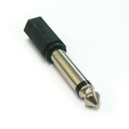 Ficha Adaptadora Jack 3,5mm F. Mono - Jack 6,3mm M. Mono-Adaptador-Music Stage-Music Stage