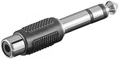 Adaptador 6,35 Macho ST / RCA Fêmea-Fichas e cabos-EDC-Music Stage