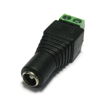 Adaptador Alimentação DC Macho Ø2,1x5,5mm/ Terminal Parafuso-Fichas e cabos-SMI-Music Stage