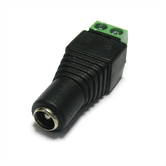 Adaptador Alimentação DC Macho Ø2,1x5,5mm/ Terminal Parafuso-Fichas e cabos-SMI-Music Stage
