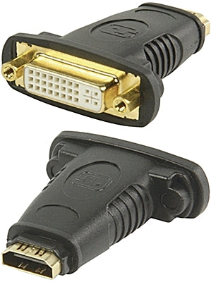 Adaptador HDMI Fêmea / DVI-D (24+1) Fêmea-Fichas e cabos-Valueline-Music Stage