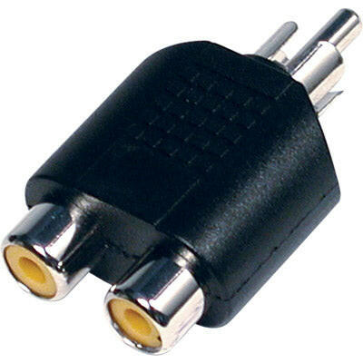 Adaptador RCA Macho / 2xRCA Fêmea-Fichas e cabos-SMI-Music Stage