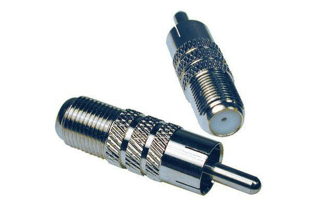 Adaptador RCA Macho / F Fêmea-Adaptadores - Antena-Smi-Music Stage