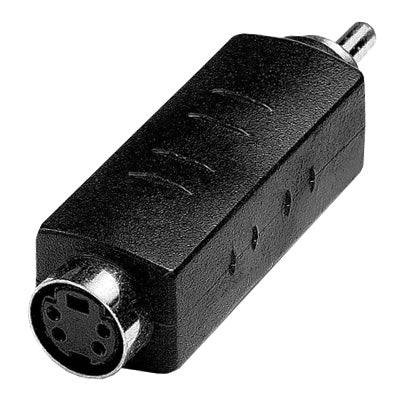 Adaptador RCA Macho / Mini DIN 4P (SVHS) Fêmea-Fichas e cabos-EDC-Music Stage