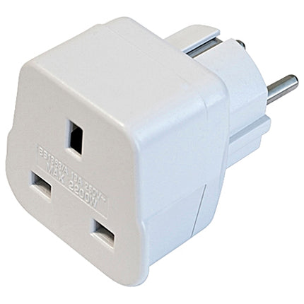 Adaptador Schuko Macho / GB Fêmea-Electricidade-SMI-Music Stage