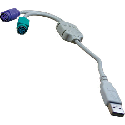 Adaptador USB "A" Macho / 2xPS2 Fêmea para Teclado + Rato-Fichas e cabos-Goobay-Music Stage