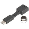 Adaptador USB-C Macho / USB 2.0 "A" Fêmea - Preto