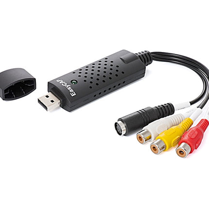 Adaptador USB/Captura Audio(2xRCA)+Vídeo Analógico(RCA+SVHS)-Informatica e Multimedia-Nimo-Music Stage
