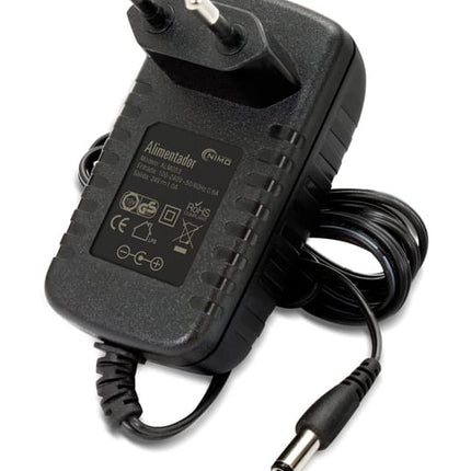 Transformador AC230V/DC24V 1A 24W - Ficha 2,1-Energia-Nimo-Music Stage