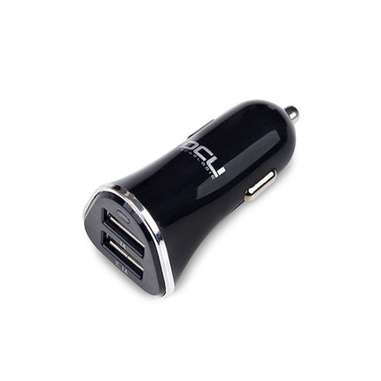Transformador Isqueiro DC5V 4,2A 2xUSB Aluminio - Preto-Energia-DCU-Music Stage