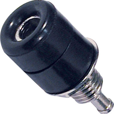 Alvéolo Ø4mm - Preto-Fichas e cabos-SMI-Music Stage