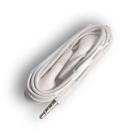 Auriculares Ficha 3,5 c/ Micro - Branco-Som e luz-SMI-Music Stage