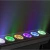 Barra LEDs "6-EM-1" 6x 12W RGBAW+UV DMX c/ Bateria (BBB612)
