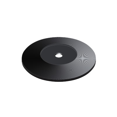 Base p/ Microfone - Preto-Som e luz-UDE-Music Stage